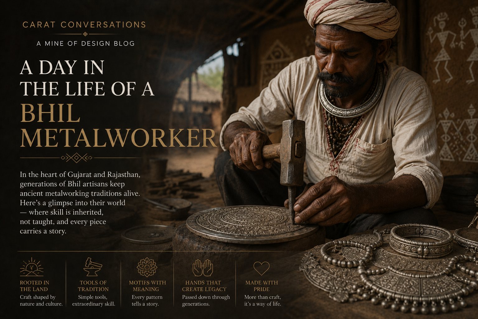 What does tribal jewellery symbolize?
